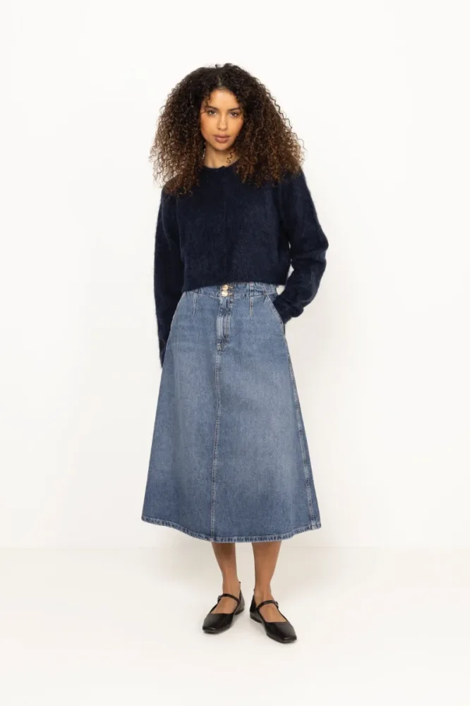 Alphagz Short Cardigan - Skycaptain Mélange - Bilde 2