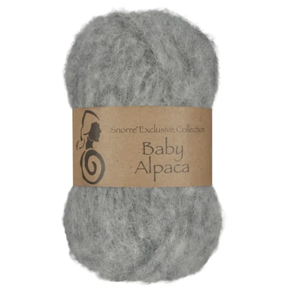 Baby Alpaca – 313 Lys grå