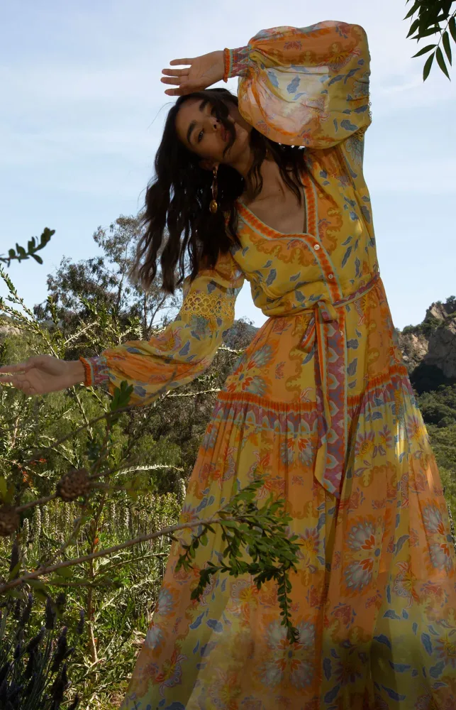 Sophie Long Dress - Yellow - Bilde 2