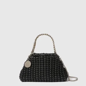 Falabella Popcorn Drawstring Crossbody Bag – Black Falabella Popcorn Drawstring Crossbody Bag – Black