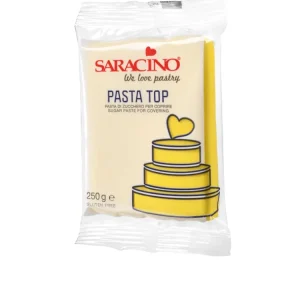 Saracino Top Paste Fondant -Gul- 250g Saracino Top Paste Fondant -Gul- 250g