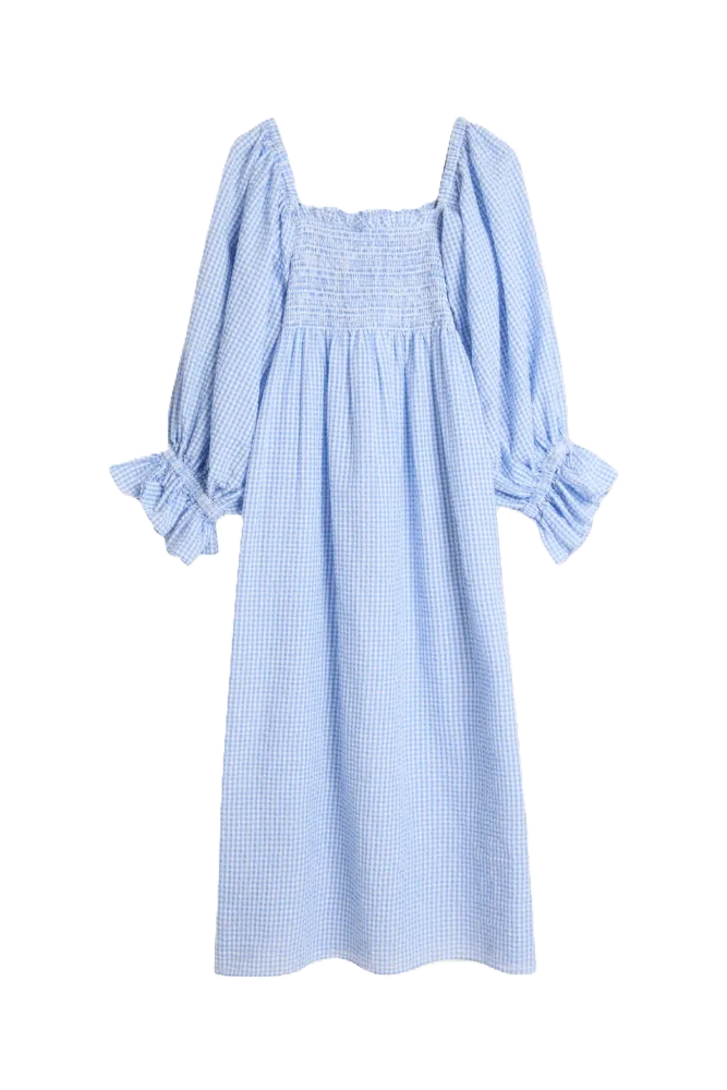 Alice Check - Light Blue
