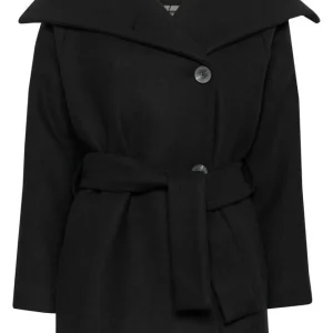 YunahIW Collar Coat – Black YunahIW Collar Coat – Black