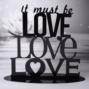 Kaketopp silhuett – It must be love