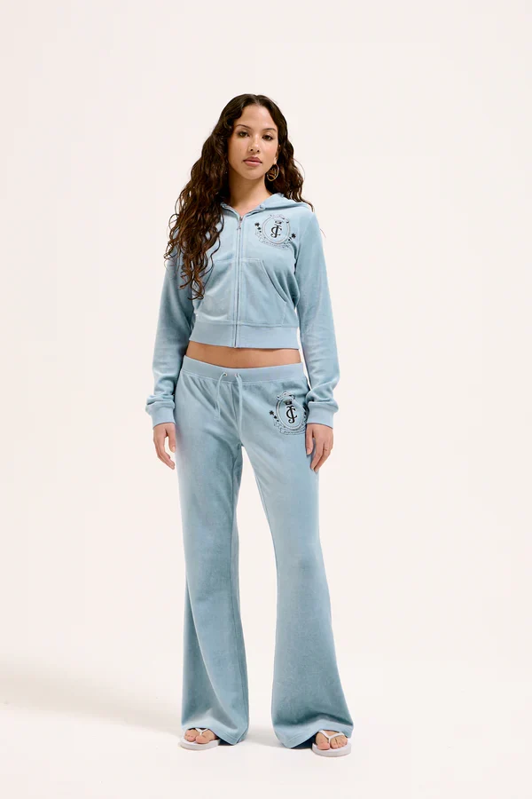 Heritage Palm Tree Crest Robyn Hoodie - Dusk Blue - Bilde 2