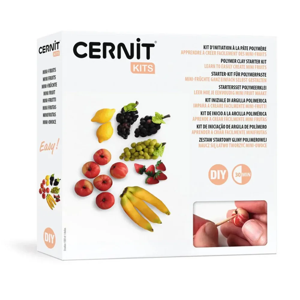 Cernit Polymerleire Startsett – Frukt miniatyrer Cernit Polymerleire Startsett – Frukt miniatyrer