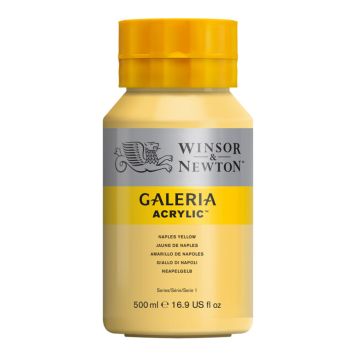AKRYLFARGE W&N GALERIA NR 422 NAPLES GUL 500ML