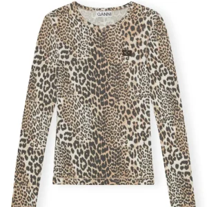 Soft Cotton Rib Leo Long Sleeve – Leopard