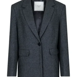 Gaby Structure Blazer – Dark Grey