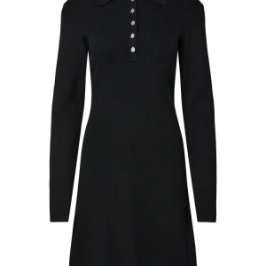 Yasnama Ls Knit Dress – Black