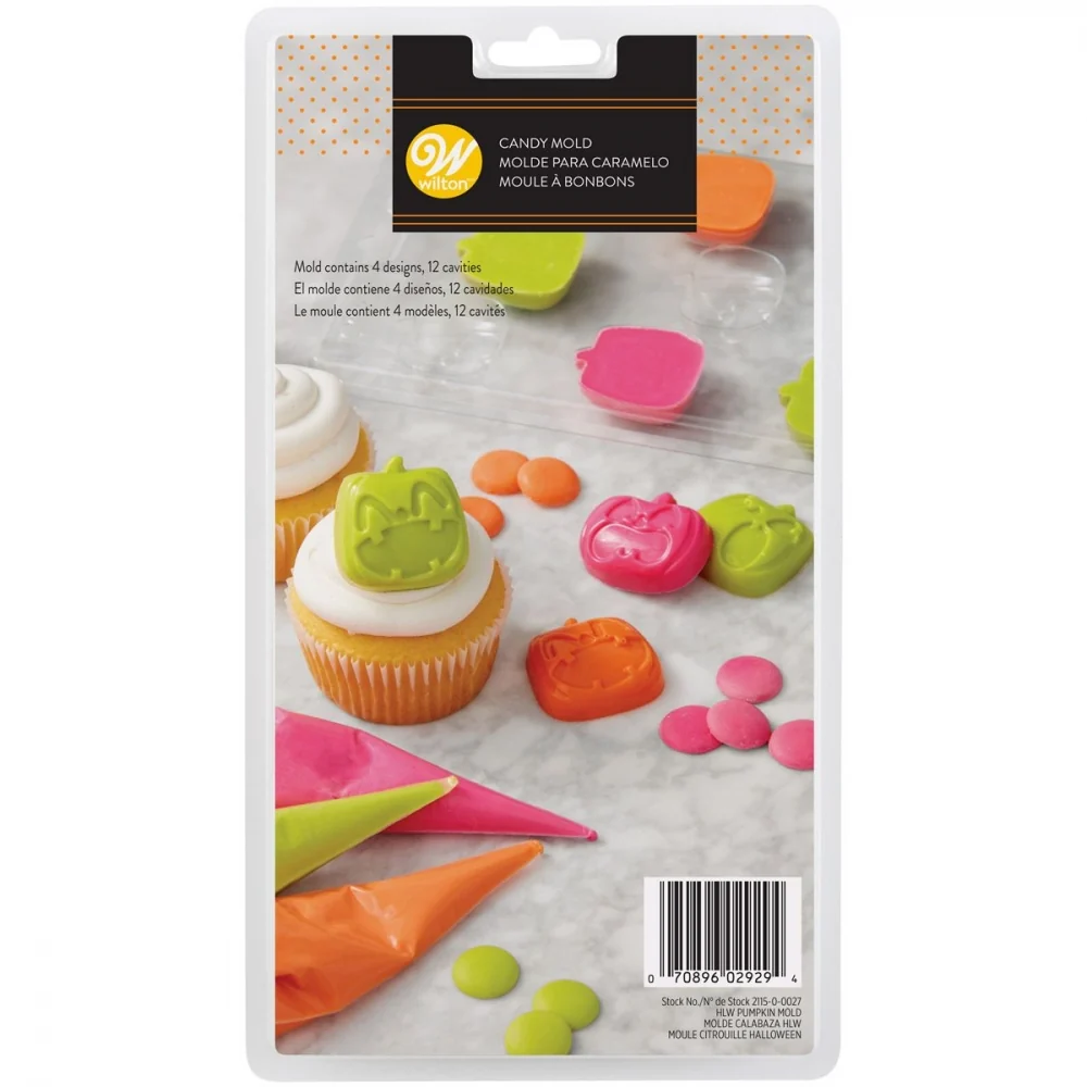 Wilton Konfektform i plast, Halloween-gresskar