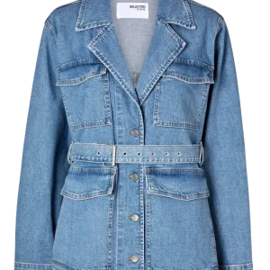 Ellin-Studio Ls Jacket – Light Blue Denim