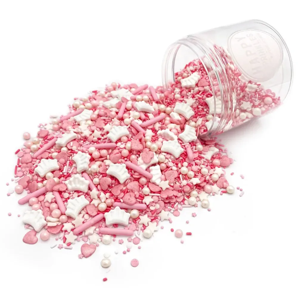 Happy Sprinkles Strøsselmiks -Sweet Little Princess- 90g Happy Sprinkles Strøsselmiks -Sweet Little Princess- 90g