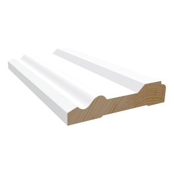KARMLIST MOELVEN 15X58X4400MM HVIT KARMLIST MOELVEN 15X58X4400MM HVIT
