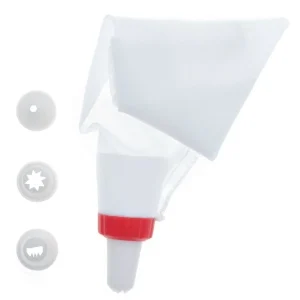 Sprøytepose i nylon med 4 tipper i plast Sprøytepose i nylon med 4 tipper i plast