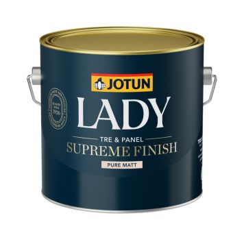 MALING JOTUN LADY SUPREME FINISH 03 PURE MATT HVIT 2,7L