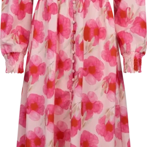 Adelic Long Dress – Pink Rose Blush