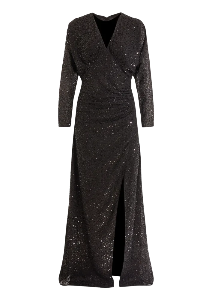 Debbie Sequin Dress - Black