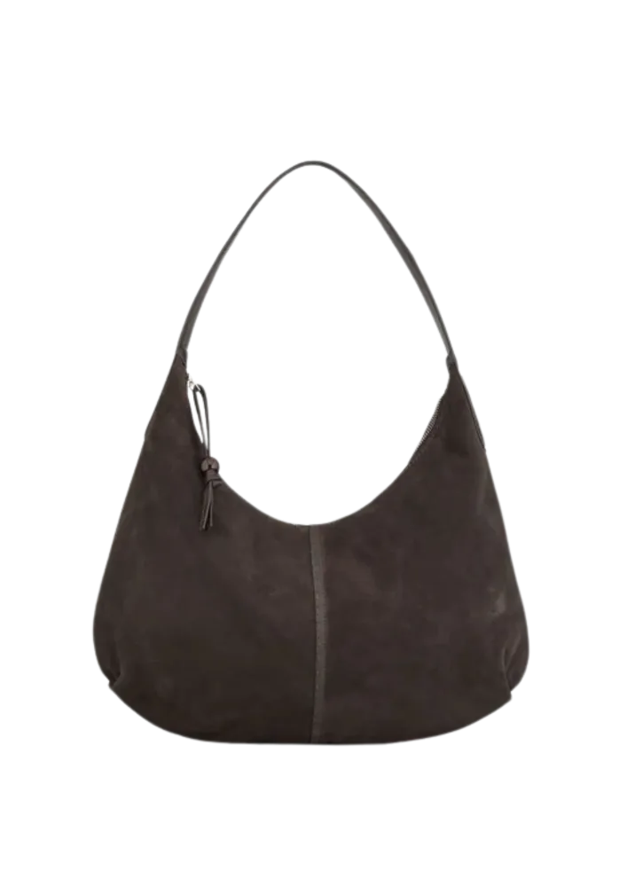 Suede Veg Gema Bag - Chocolate Torte