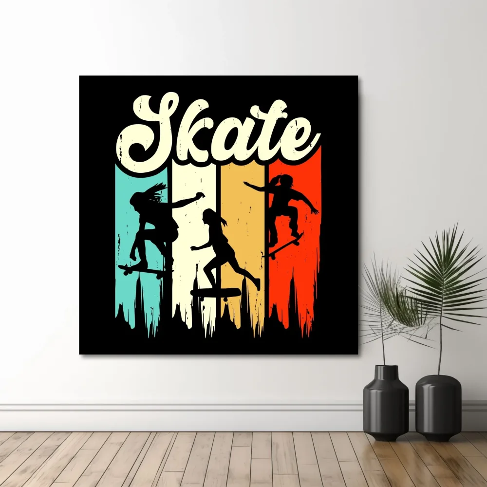 SKATE No1 - PLAKAT OG LERRET - Bilde 3
