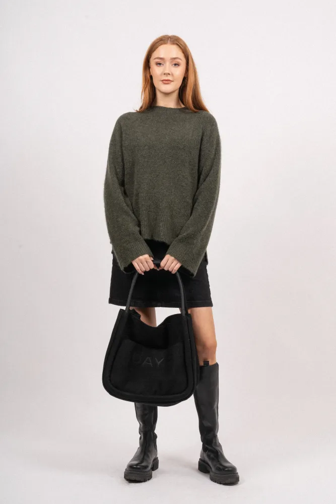Day Woolen Small Shopper - Black - Bilde 2