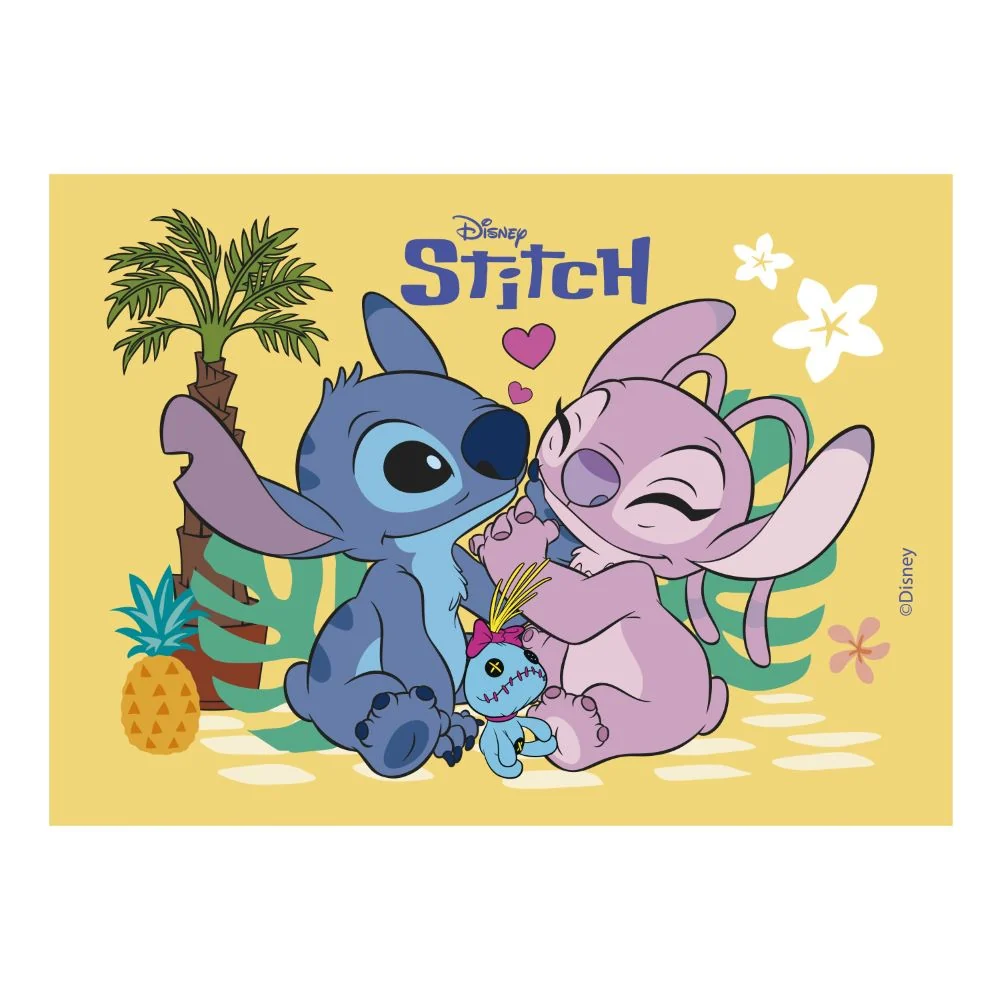 Spiselig kakebilde – Stitch A5 (14.8x21cm) Spiselig kakebilde – Stitch A5 (14.8x21cm)