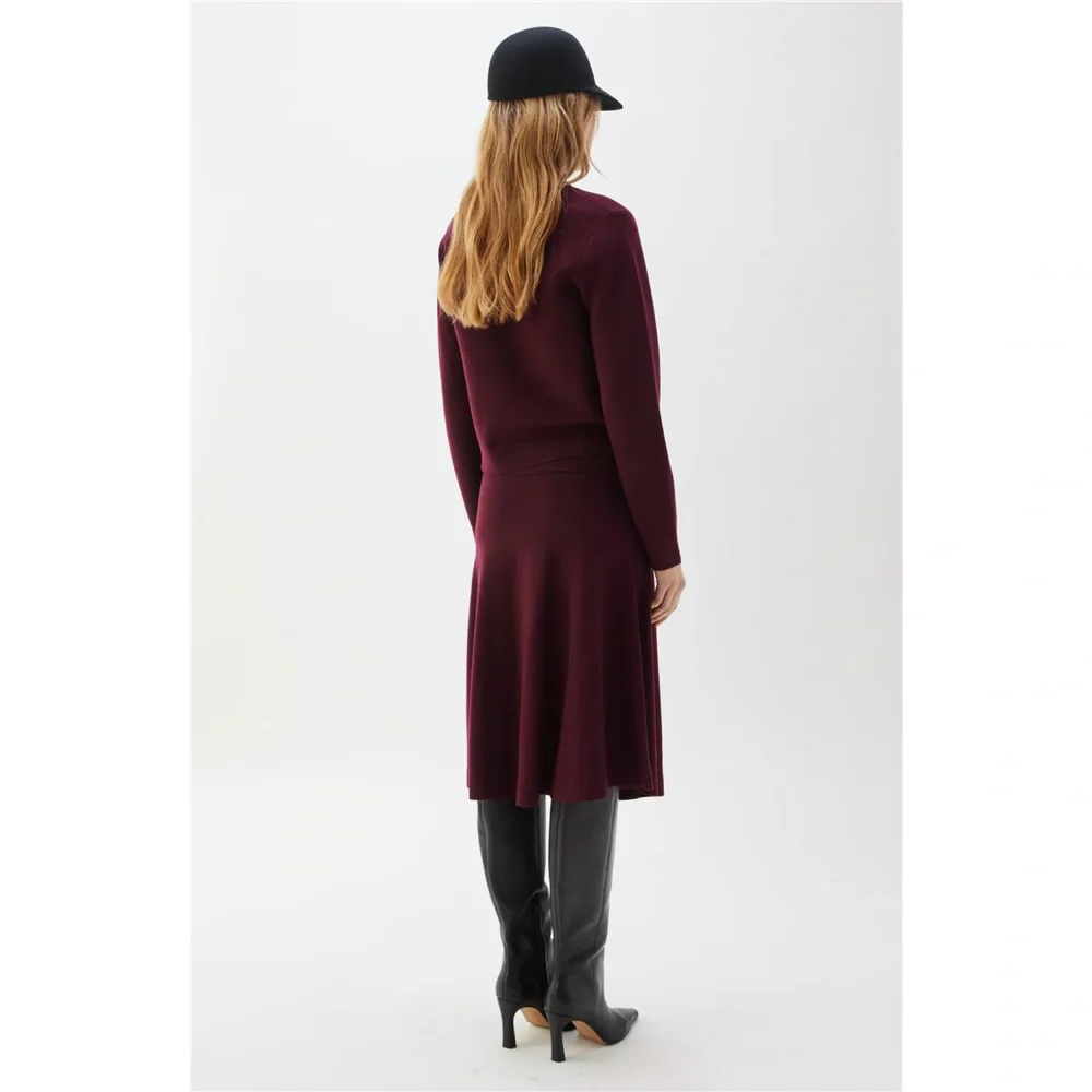 Aria Cardigan - Bordeaux - Bilde 3