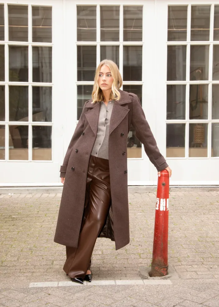 ShayMD Coat - Dark Coffee - Bilde 3