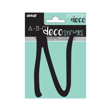 BOKSTAVER PICKUP N ABC DECO LYNN 120 MM N SVART BOKSTAVER PICKUP N ABC DECO LYNN 120 MM N SVART