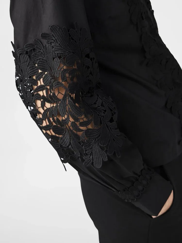 Yassemira Ls Shirt S. - Black - Bilde 3