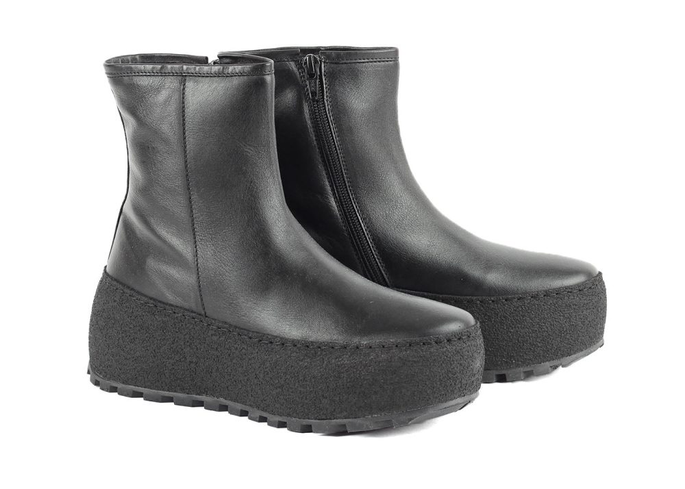 Winter Nero Boots - Kips Leather