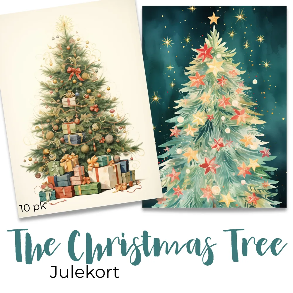 THE CHRISTMAS TREE COLLECTION – JULEKORT 10 STK. THE CHRISTMAS TREE COLLECTION – JULEKORT 10 STK.
