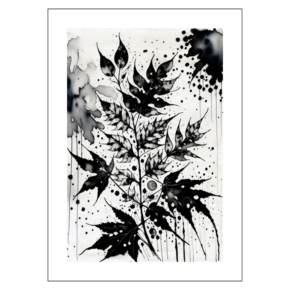 INK FLORAL No1 PLAKAT