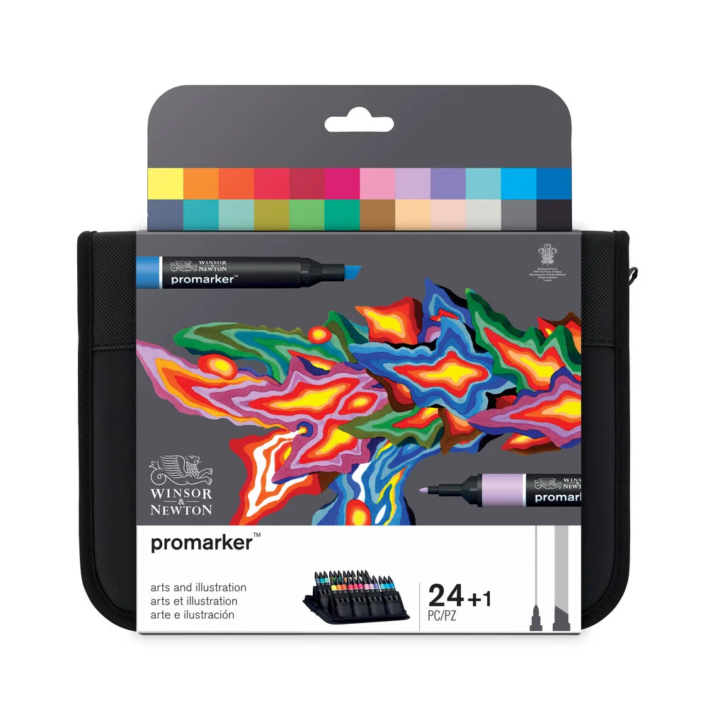 W&N Promarker-sett – 24 Arts & Illustration W&N Promarker-sett – 24 Arts & Illustration