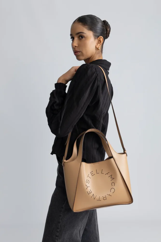 Logo Crossbody Tote Bag - Fawn - Bilde 3