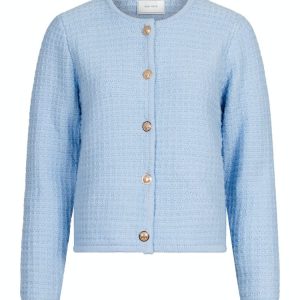 Limone Knit Jacket – Light Blue