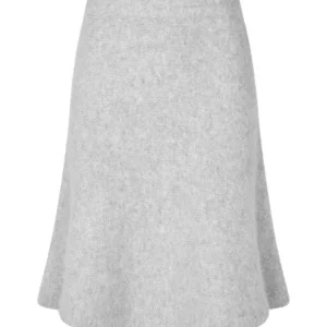 Sajeanne Skirt – Light Grey Mel.