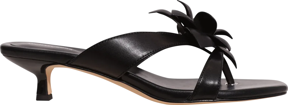 Jacie Kitten Sandal - Black