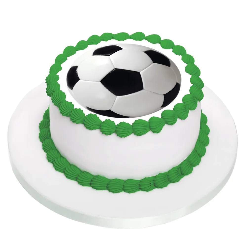 Fotball, Kakebilde, Sukkerpapir