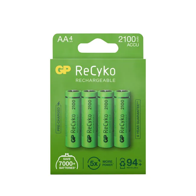BATTERI GP RECYKO AA 2100MAH