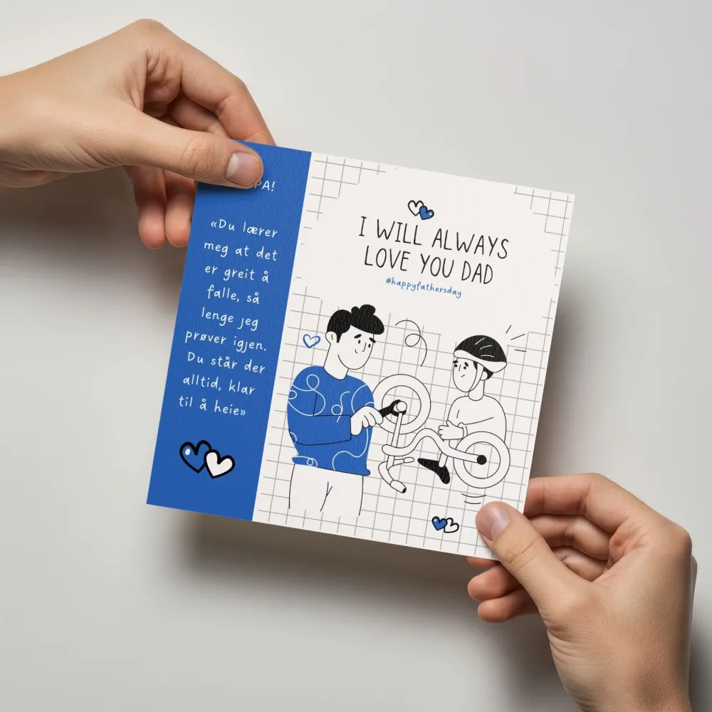 I WILL ALWAYS LOVE YOU DAD No6 – FARSDAGSKORT - Bilde 2