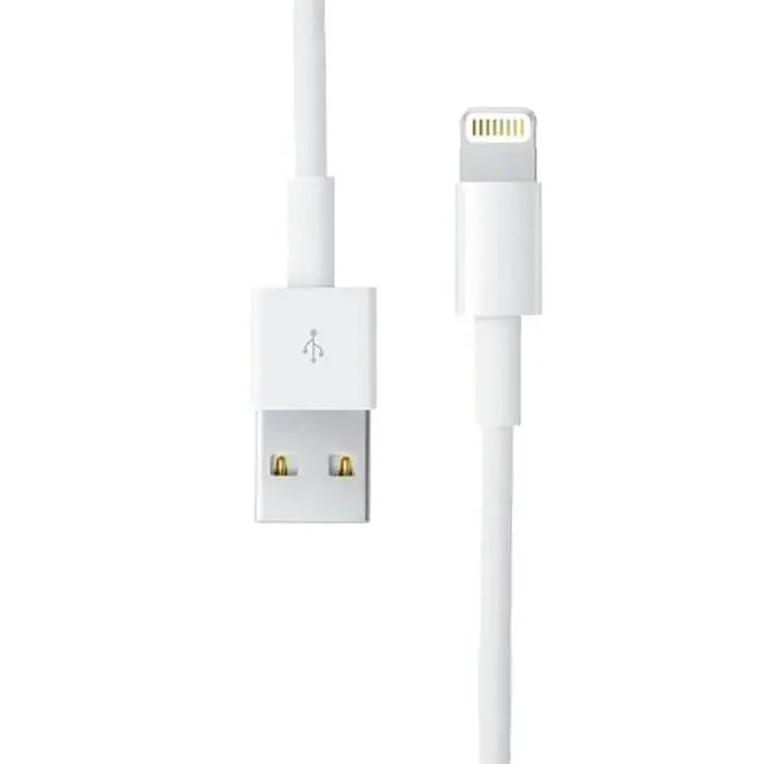 Lightning USB-kabel 2m – Hvit Lightning USB-kabel 2m – Hvit