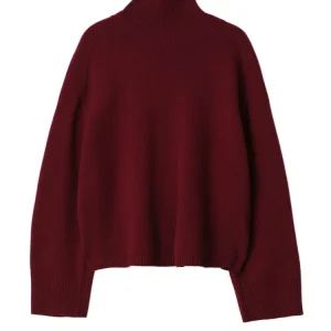 Cape Cod Turtleneck Sweater – Burgundy