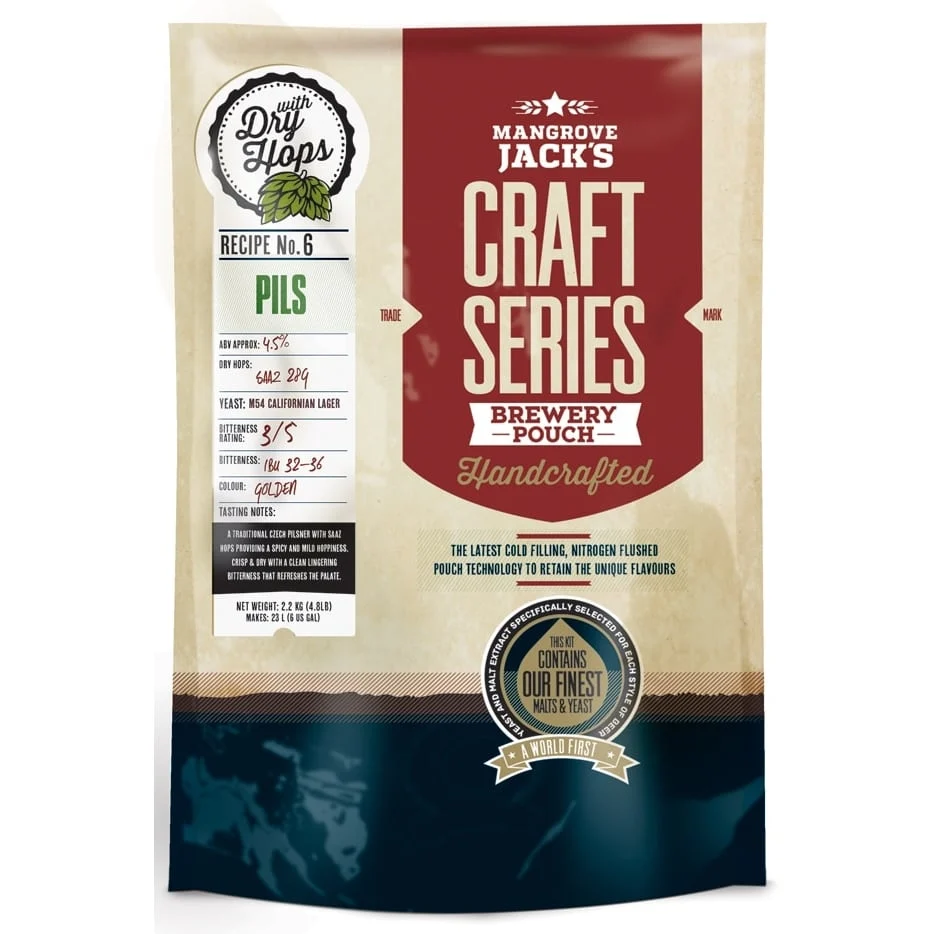 Craft Series Pils with dry hops – 2,2kg ekstraktsett
