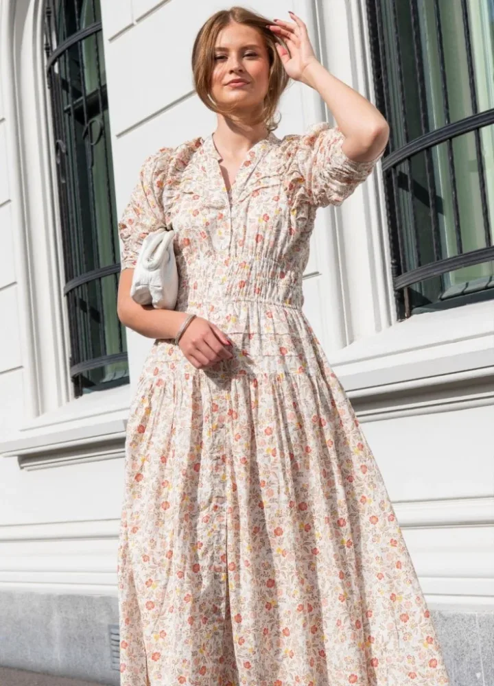 Fabienne Dress - Almond - Bilde 3