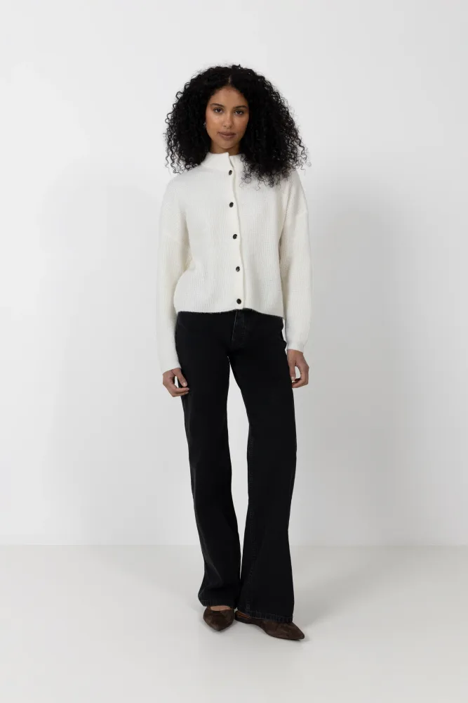 AlphaGZ Short Cardigan - Ivory - Bilde 2