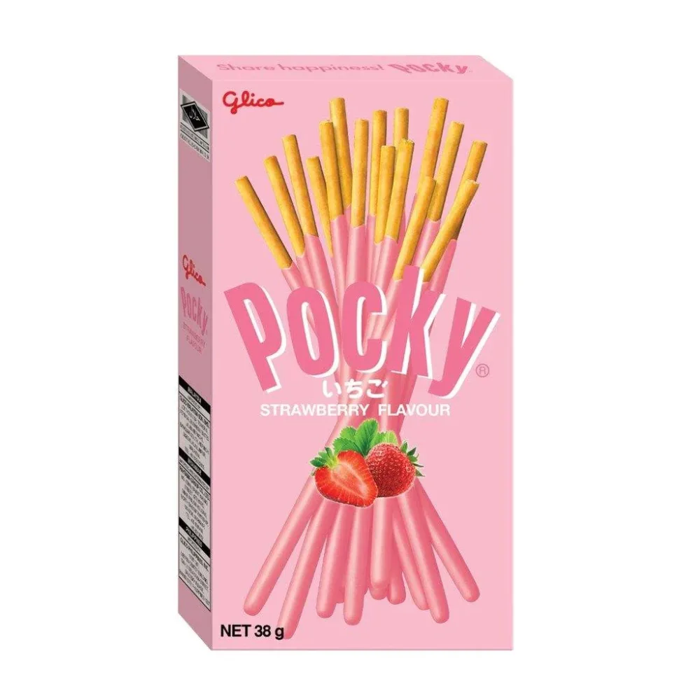 POCKY STRAWBERRY FLAVOUR 45g POCKY STRAWBERRY FLAVOUR 45g