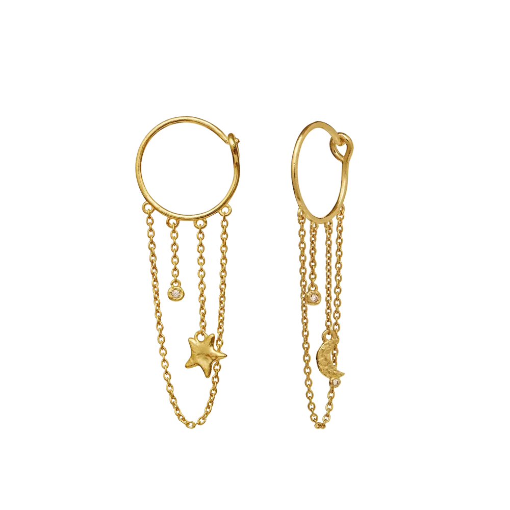 Nisha Earrings - Gold - Bilde 3