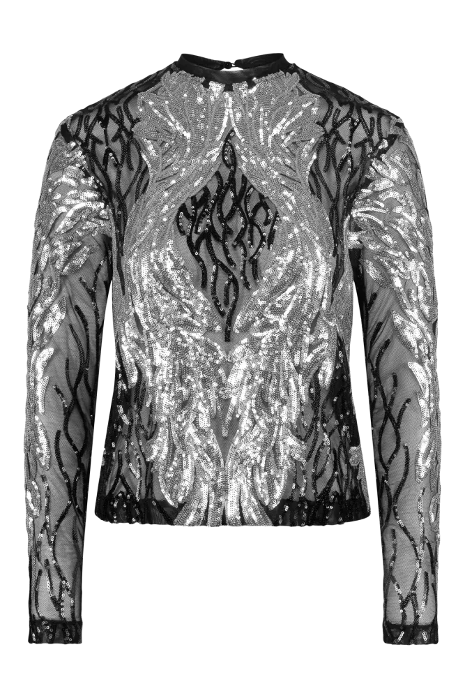 Backstage Top - Black/Silver