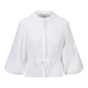 Camille Linen Shirt – White